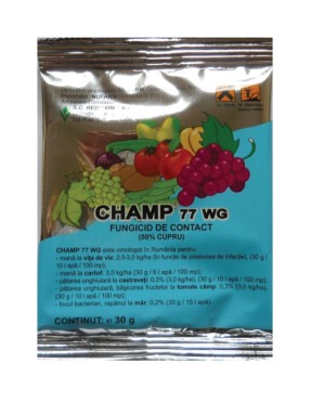 Fungicid pe baza de cupru Champ 77 WG 30 g